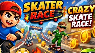 CRAZY Skater Race Gameplay | Super Fast Android Game screenshot 5