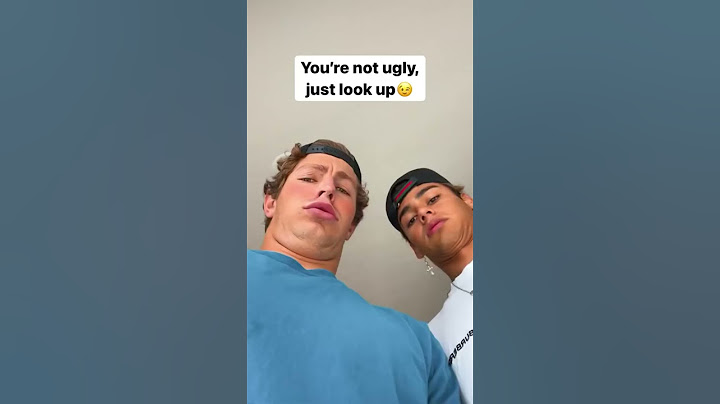 Your Not Ugly Just Look Up | Ben Azelart & Andrew Davila
