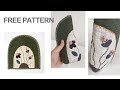 #0135 Quilt Pencilcase  glassespouch Quilting wallet Free patterns