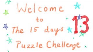 15 days puzzle challenge Day 13 Calendar based problems