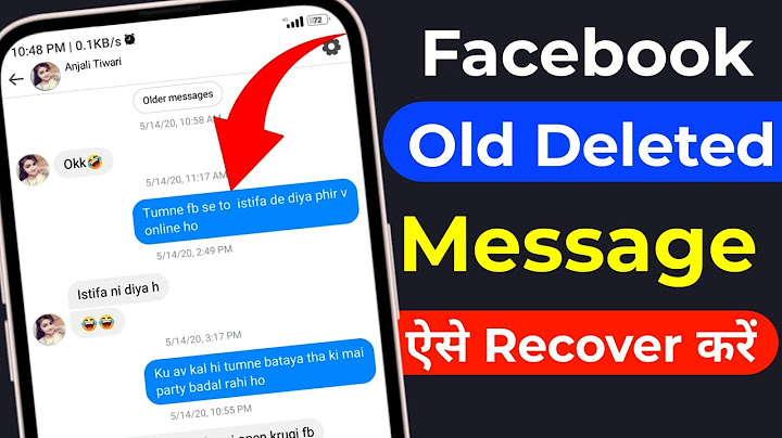 Is there a way to retrieve deleted facebook messages