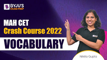 MAH MBA CET Crash Course | Vocabulary for CET MBA 2023 | BYJU