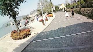 Radweg Lazise - Garda , Gardasee , Lago di Garda , Spiaggia D` Oro , 4 April