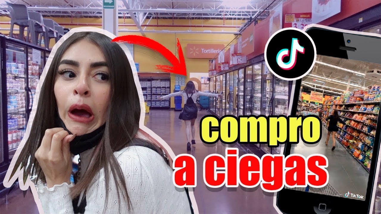 COMPRANDO MI SUPER A CIEGAS *TIKTOK decide mi super*
