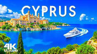 Cyprus 4K Drone Footage | Island Chill House Mix 🌊 Blue Lagoons, Coastal Cliffs &amp; Sunset Vibes