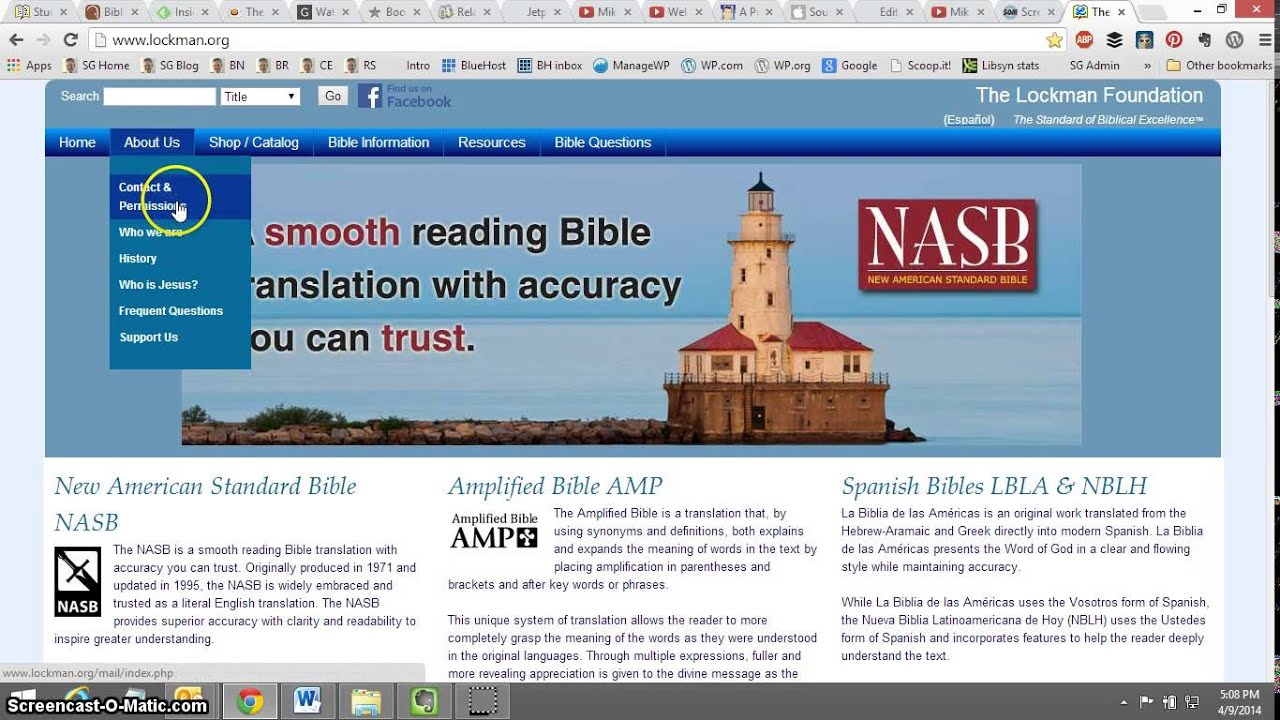 Intro to the NASB and the Lockman Foundation - Part 1 of 7 - YouTube
