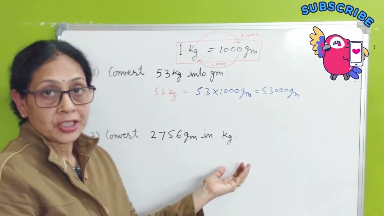 Measurement I Conversion of Kilogram to gram I Conversion of Kg to gram
