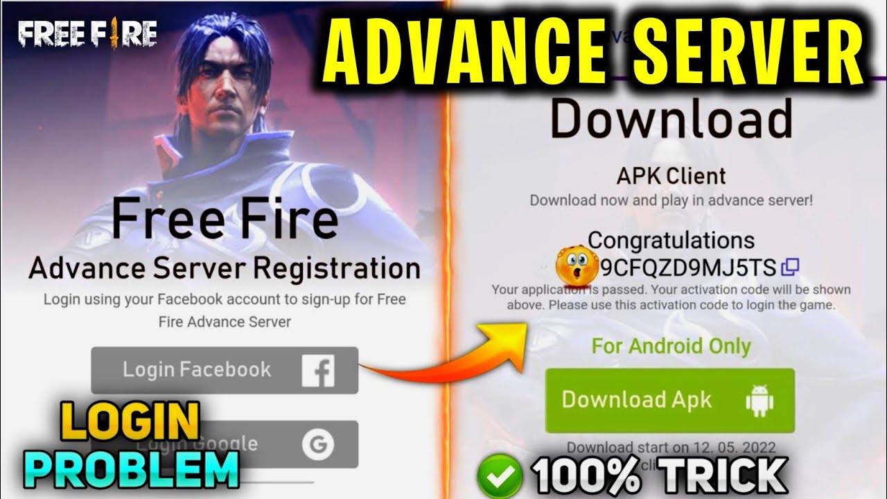 How to Download and Register Free Fire Advance Server
