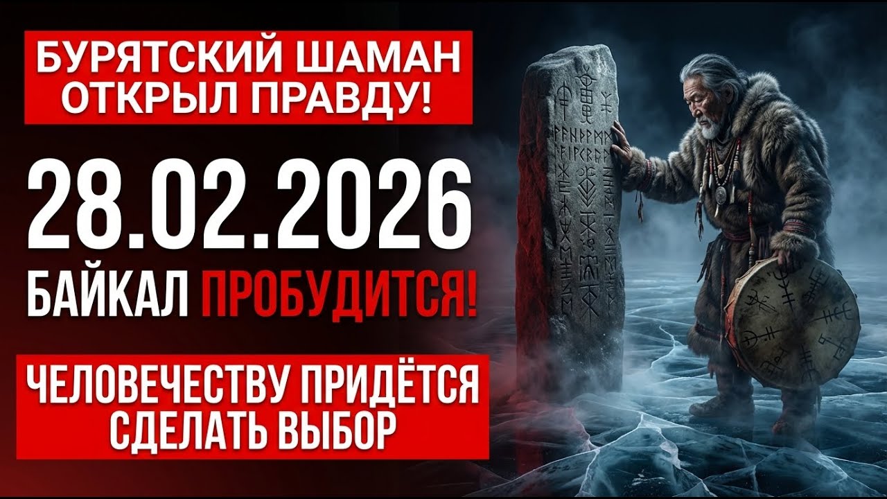 ДАТА НАЗВАНА! ДРЕВНИЙ КАМЕНЬ БАЙКАЛА ПРЕДУПРЕЖДАЛ О 2026 ГОДЕ