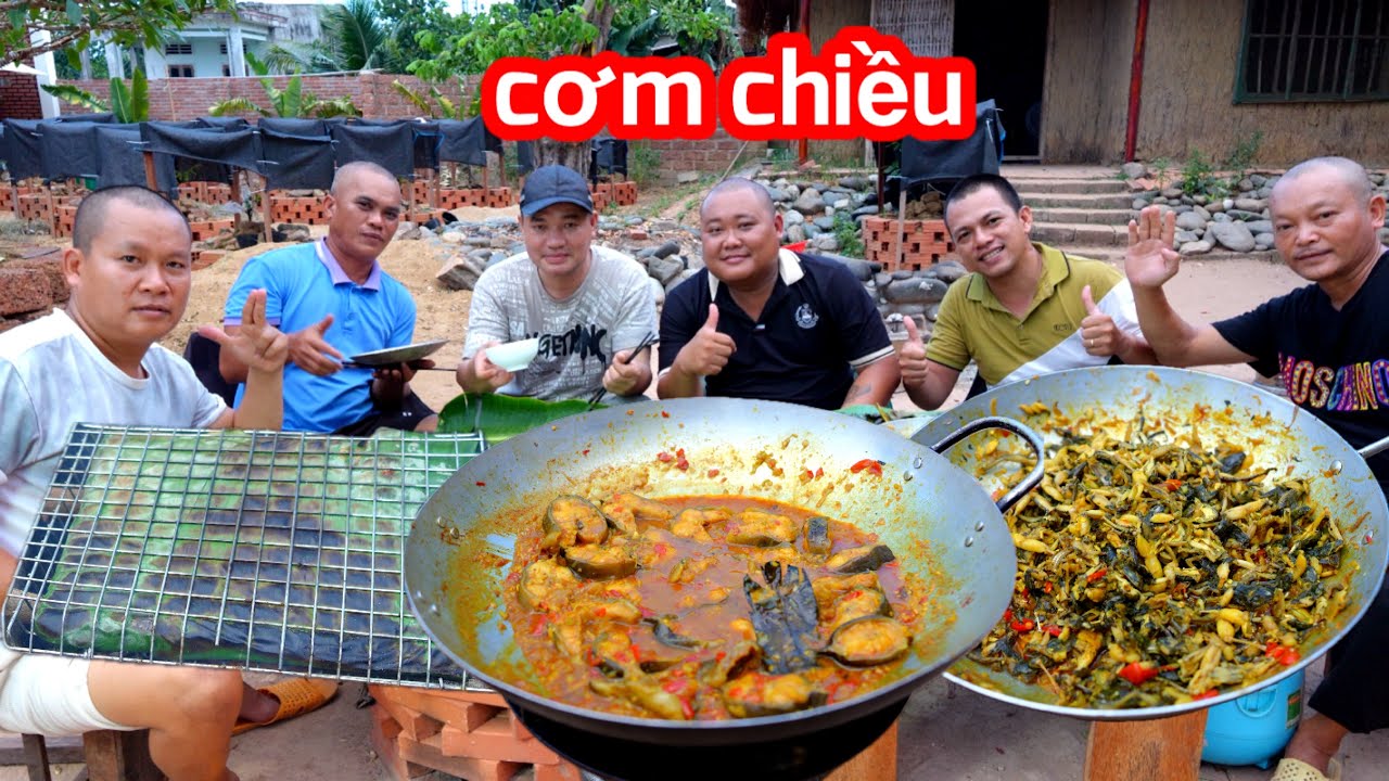 Nhái , Qué , Chình Nấu Bửa Cơm Chiều Ở Vùng Quê Bình Yên - SƠN DƯỢC VLOG