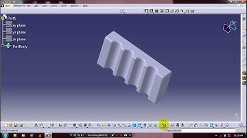 SECTION OF ENGINE BLOCK IN CATIA V5