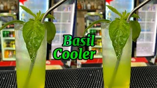 vodka basil cooler cocktail