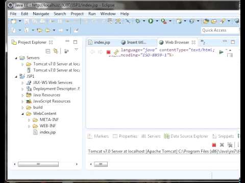 Java Server Pages Tutorial 4 ( Scripting elements ) - YouTube