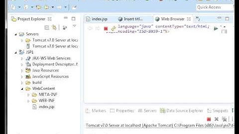 Java Server Pages Tutorial 4 ( Scripting elements )