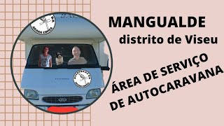 ÁREA DE SERVIÇO DE AUTOCARAVANA. MANGUALDE no distrito de Viseu. Praia fluvial, Ruínas Romanas