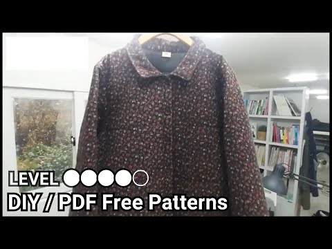 미돌남-(무료패턴 Free Patterns) 스텐카라 롱남방 옷만들기 / Making clothes Long Shirt / 服作り 手作教學