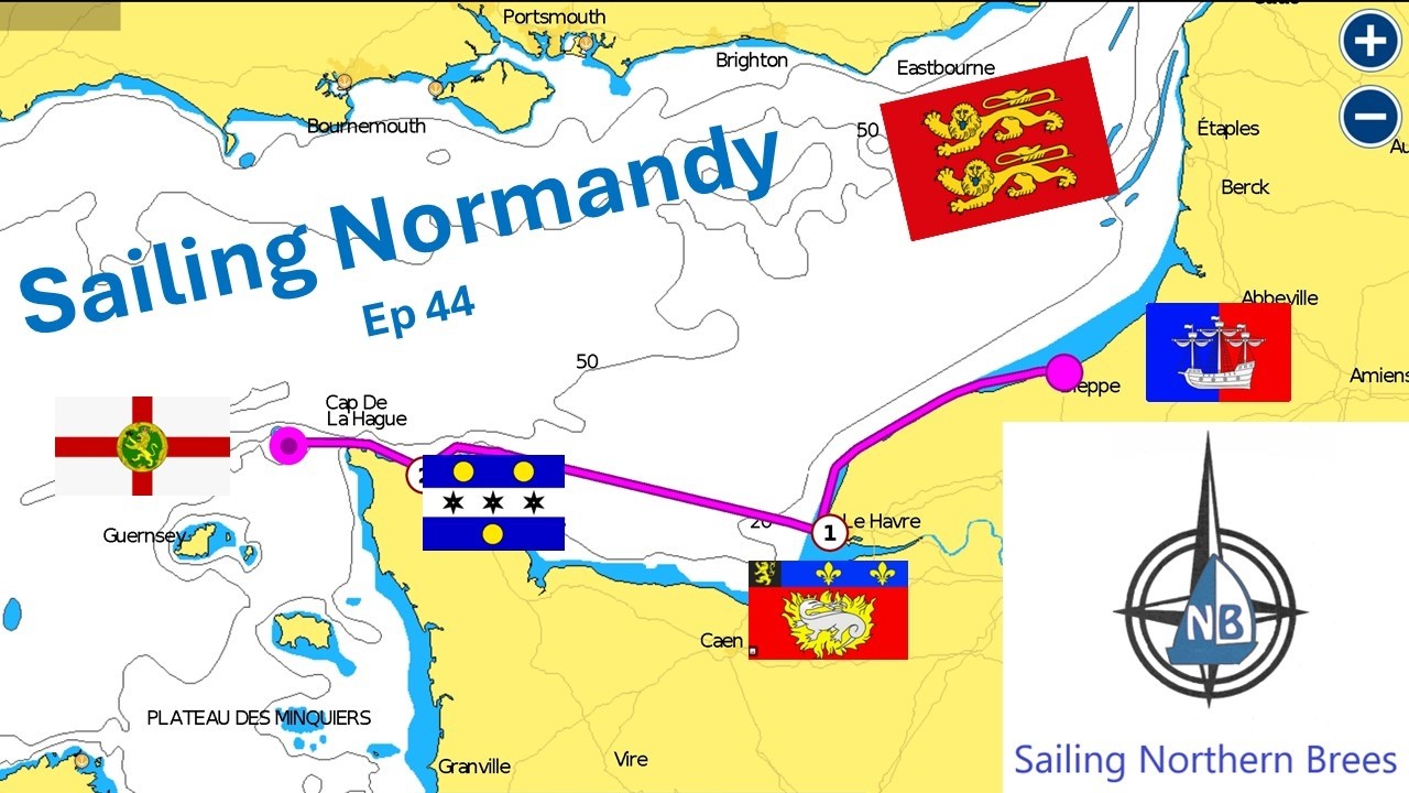 Эпизод 44. Плавание на яхте «Ла-Манш», «Ла-Гарв», «Шербур», Ла-Манш и наш первый остров в Ла-Манш...