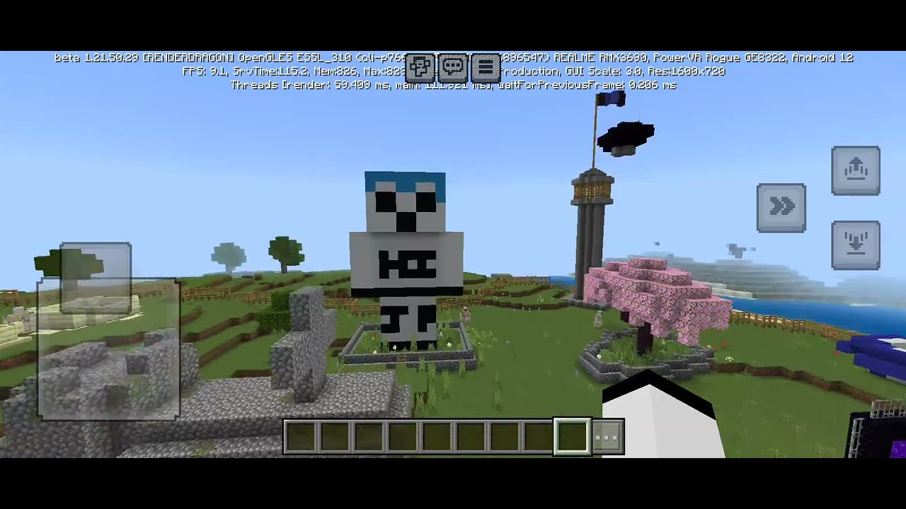my creative Minecraft world tour part 3 - YouTube