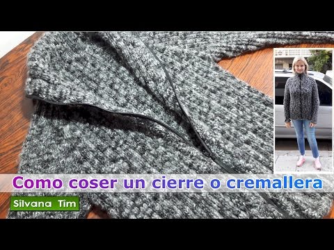Video: Cómo Coser Una Cremallera En Un Suéter De Punto