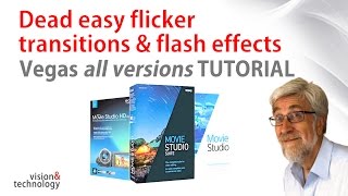 How to create flash transitions & flicker effects in Vegas Movie