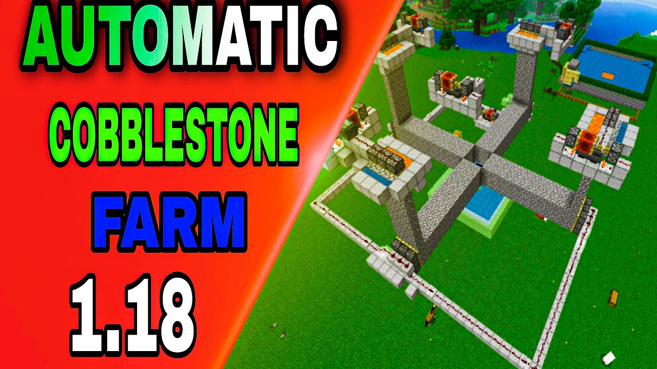 I MADE HUGE AUTOMATIC COBBLESTONE FARM || MINECRAFT SURVIVAL SERIES IN ...