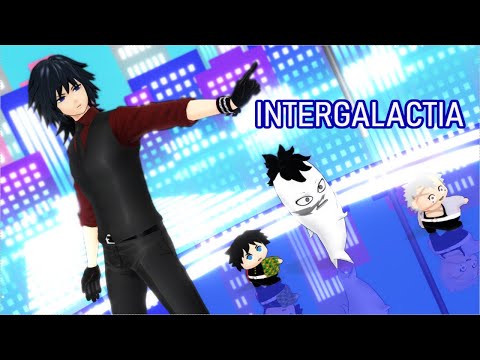 【鬼滅のMMD】INTERGALACTIA【義勇・玄弥 歯モデル・サネミチャ・ミニ岡】