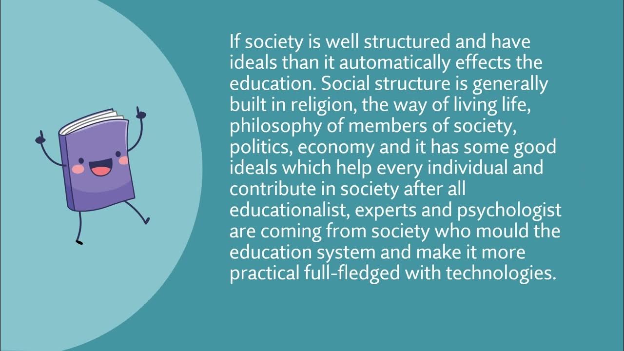 critical reflection on relationship between society and education