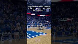 National Anthem at The University of Kentucky Basketball Game #kentuckybasketball #marchmadness