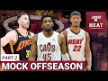 Miami heat mock offseason donovan mitchell trades  free agent targets  miami heat podcast