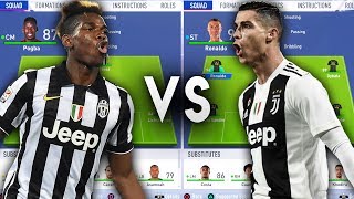 Paul Pogba's Juventus VS Ronaldo's Juventus - FIFA 19 Experiment