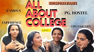 💕All about college 📚🩷 #kristujayanti #college #trending | @laczz.___
