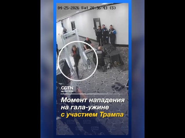 В США опубликовали видео с моментом нападения на ужине Ассоциации корреспондентов Белого дома
