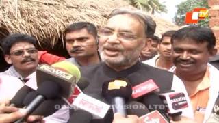 Union minister hurled eggs in Odisha