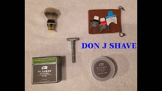 Bougie Shaving with St James of London, Rockwell T2, and Frank Shaving