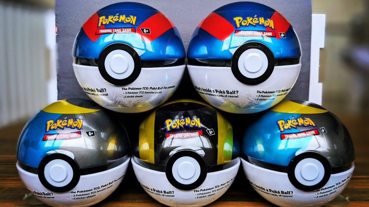 Открытие 5 случайных банок с покеболами (BIG HIT)