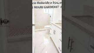 MIAMI GARDENS, FL 33054. $514,999. INCENTIVO $10,000.📞 305-926-4727
