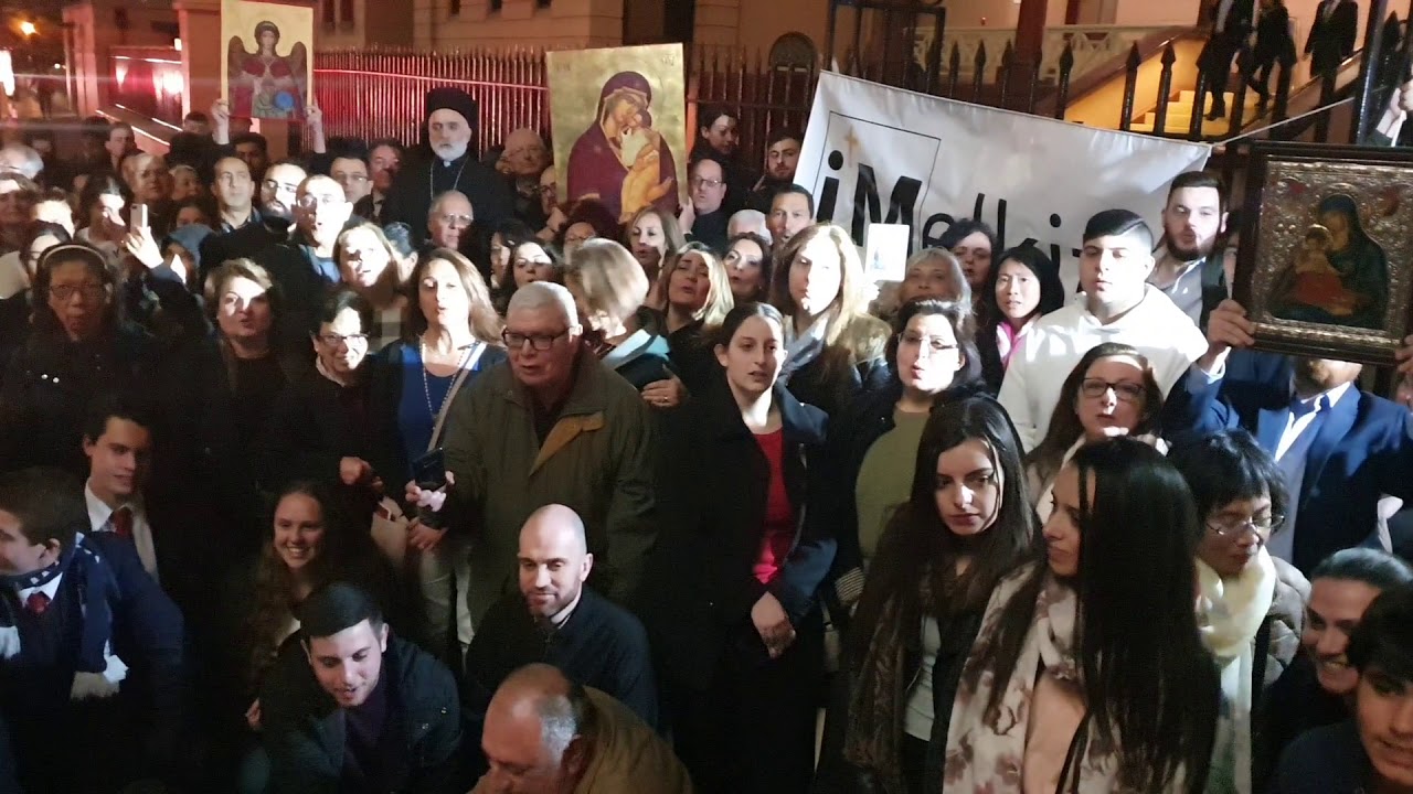 Melkites join in the protest against the abortion bill(5)