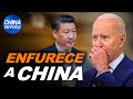 Biden enfurece a China con un comentario. A joven pro-China le sale todo mal y llora