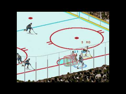 Brett Hull Hockey '95 (Sega Genesis Version) - Exhibition Mode Longplay