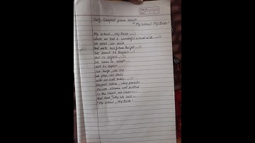Thumbnail of self composed poetry  on the topi "MY SCHOOL ,MY PRIDE "