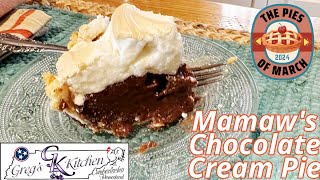 Indulge in Grandma's Old Fashioned Chocolate Cream Pie