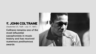 The Top 10 Greatest Jazz Tenor Saxophonists Of All Time