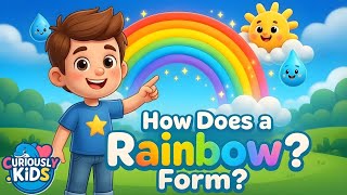 How Does a Rainbow Form? 🌈✨ | Light & Color Science for Kids | Curiously Kids