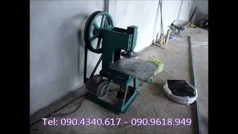 máy dập quai túi PE HD hay túi nilon cty tân tiến