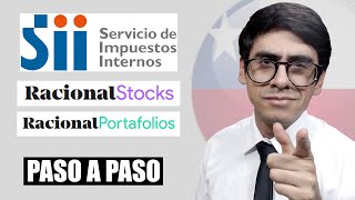 🧐 Como Declarar y pagar Impuestos de Portafolios o Stock (acciones) en Racional Chile 🇨🇱 ✅2022