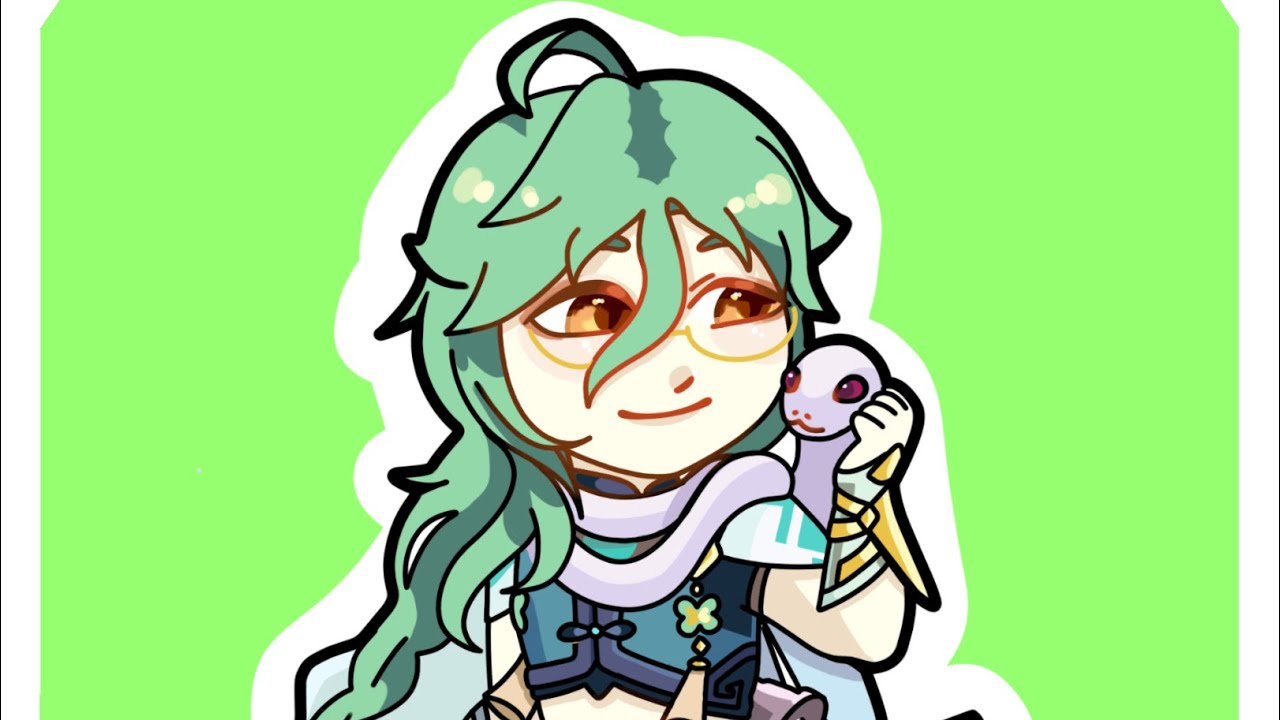 Genshin impact stickers and keychains