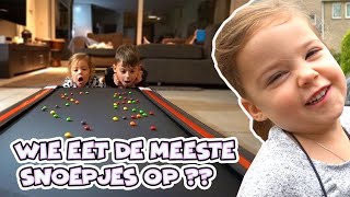 WIE KAN DE MEESTE SNOEPJES OPETEN ???