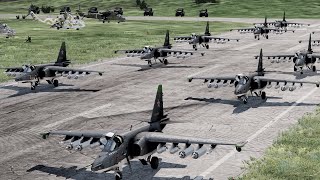 The invaders are furious! Another airbase in Crimea destroyed by Ukrainian Javelin - ARMA 3