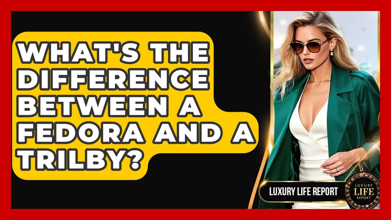 What's The Difference Between A Fedora And A Trilby? - Luxury Life Report