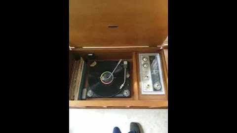 Zenith Console Stereo Record Player